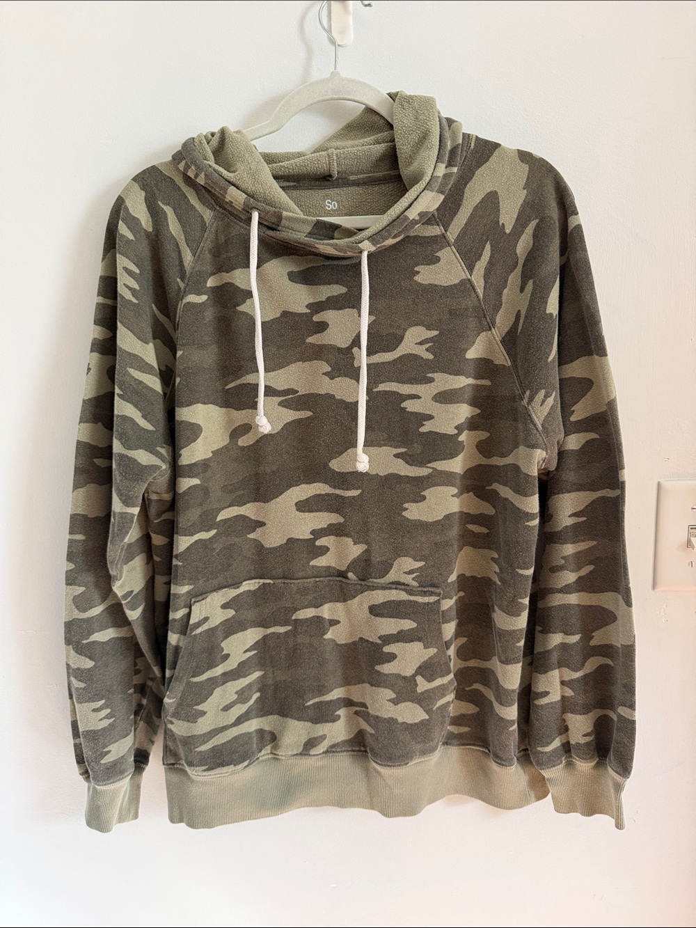 SO Olive Camo Pullover Hoodie